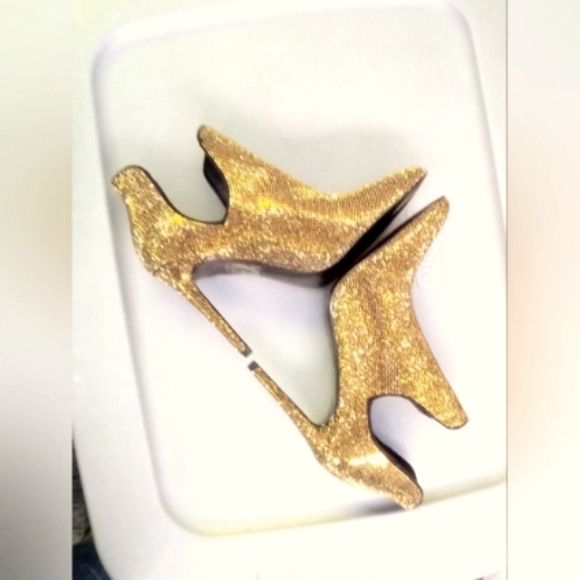 Aldo Shoes - NEW! ALDO Amilmathien Gold Glitter Heels/Stilettos Shoes Size 6.5